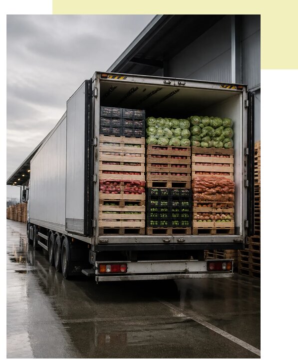 Перевозка плодоовощной продукции в Выборг по цене от 5111 р. | Агросервис-Вбр
