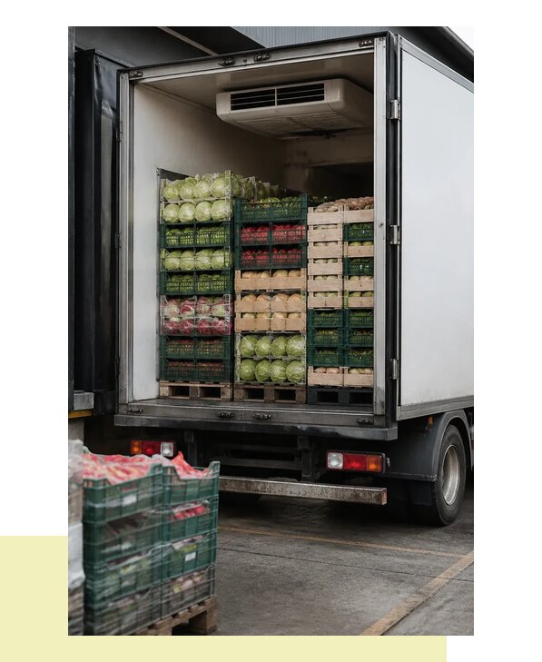 Перевозка плодоовощной продукции оптом напрямую в Выборг